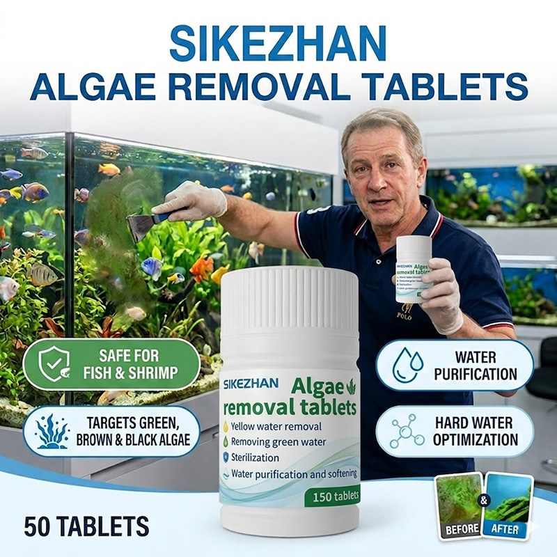 Planted Aquarium Algae Control - أقراص سريعة لإزالة الطحالب، منظف مياه