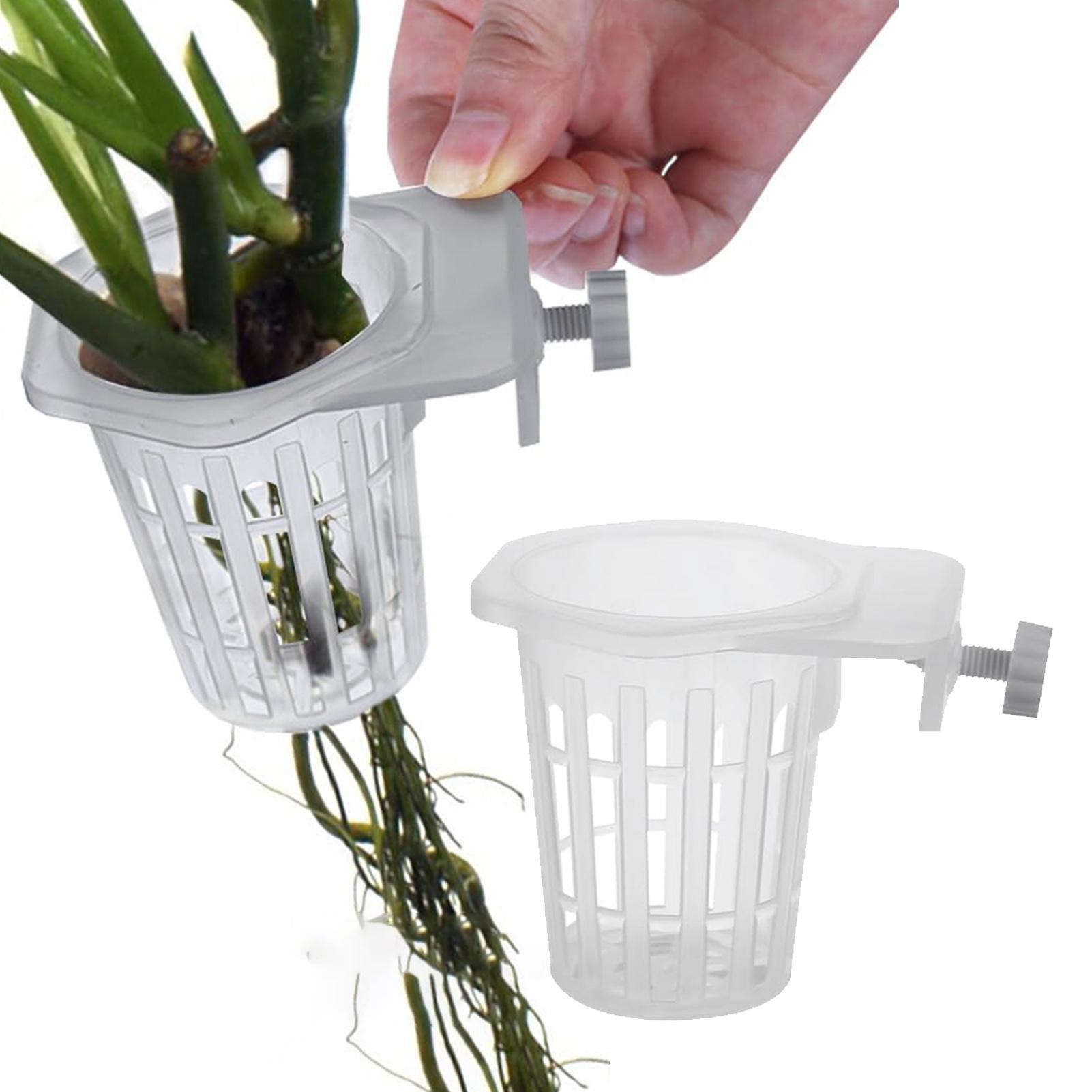 Plant Aquarium Pot - قطعتان من حامل النباتات المائية القابل