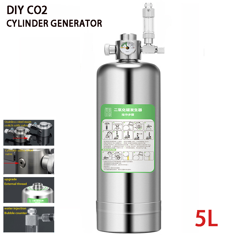 Aquarium Liquid Carbon - 5L حوض السمك مولد ثاني أكسيد