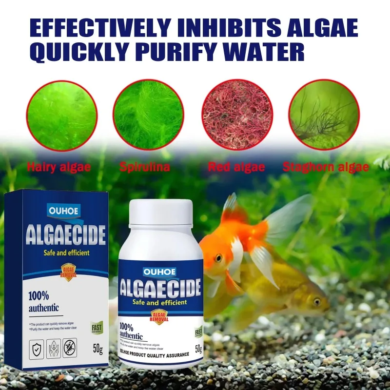 50 جرام من مبيد الطحالب عالي ا - مراجعة Planted Aquarium Algae Control وسعره