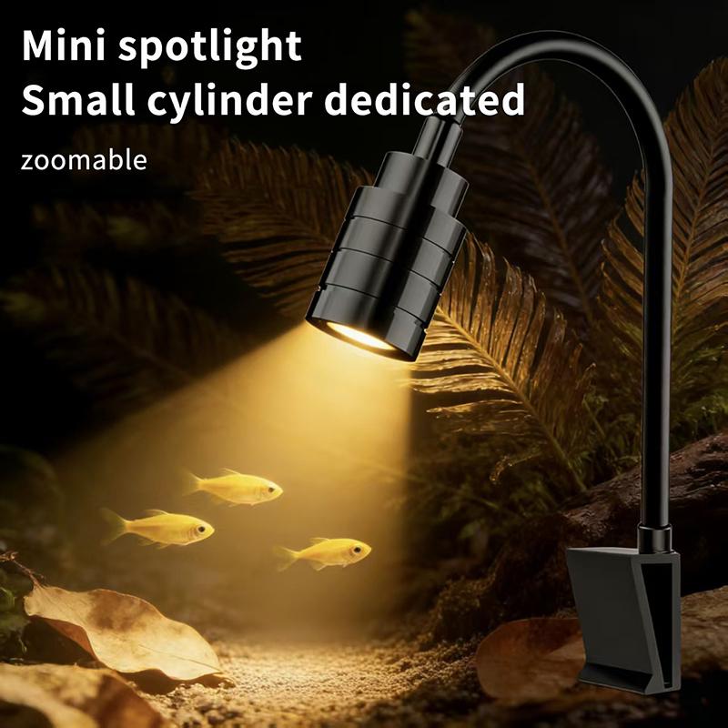 مصباح LED ثلاثي الألوان بقوة 3 - مراجعة Aquarium Plant Light وسعره