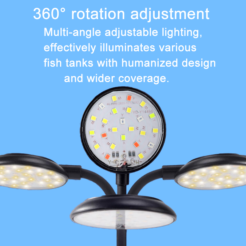 USB حوض السمك LED مصباح خزان ا - مراجعة Aquarium Plant Light وسعره
