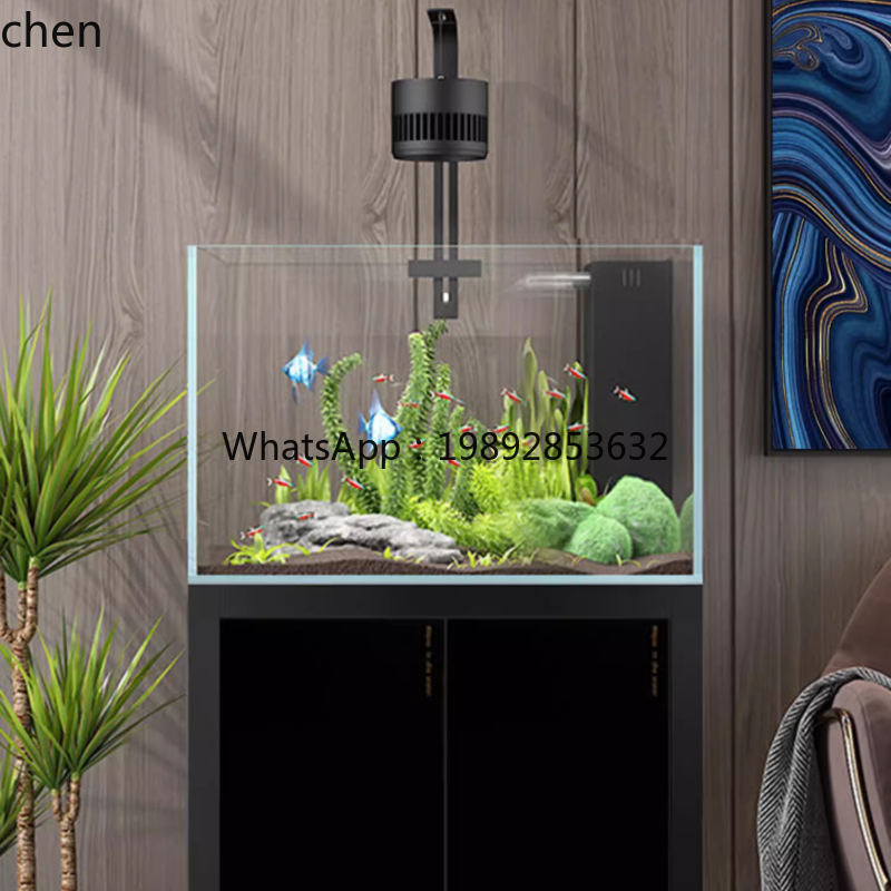 حوض أسماك زجاجي فائق البياض من - مراجعة Live Plant Aquarium وسعره