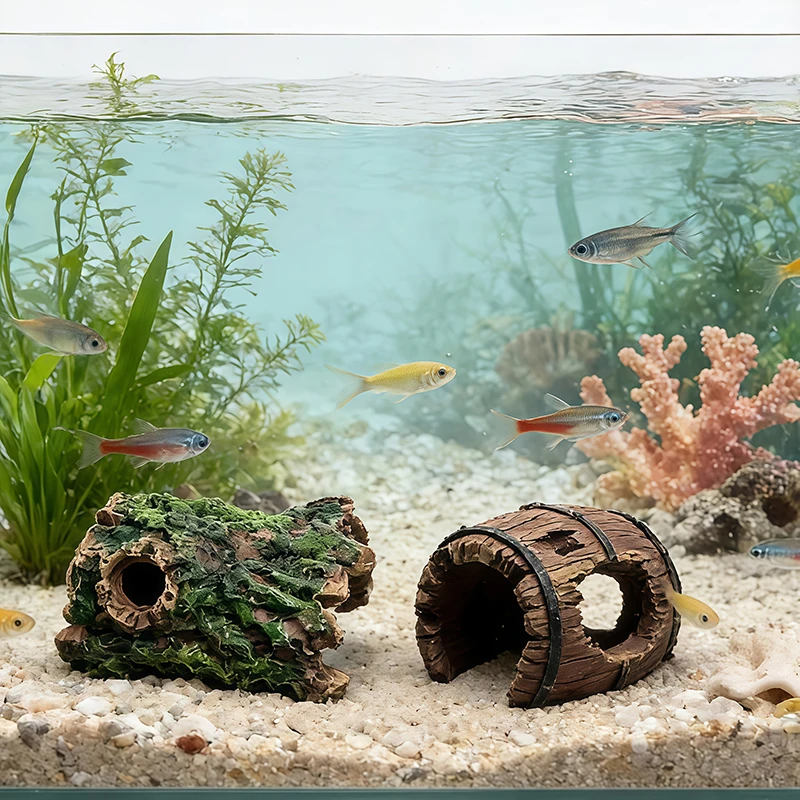 3 قطع من زينة حوض السمك المصنو - مراجعة Aquarium Plant Substrate وسعره