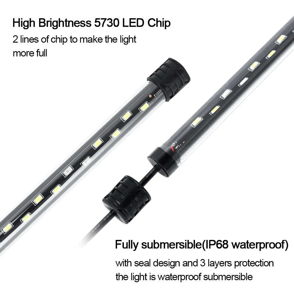 58 سنتيمتر حوض السمك ضوء LED ن - مراجعة Aquarium Plant Light وسعره