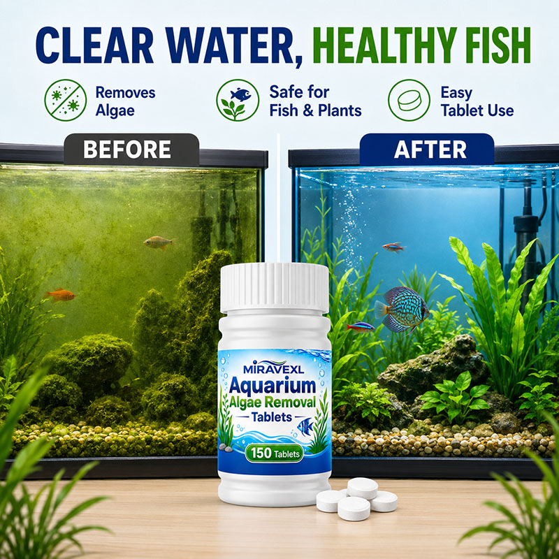 أقراص ميراڤيكس إل 150 لإزالة ا - مراجعة Aquarium Moss وسعره