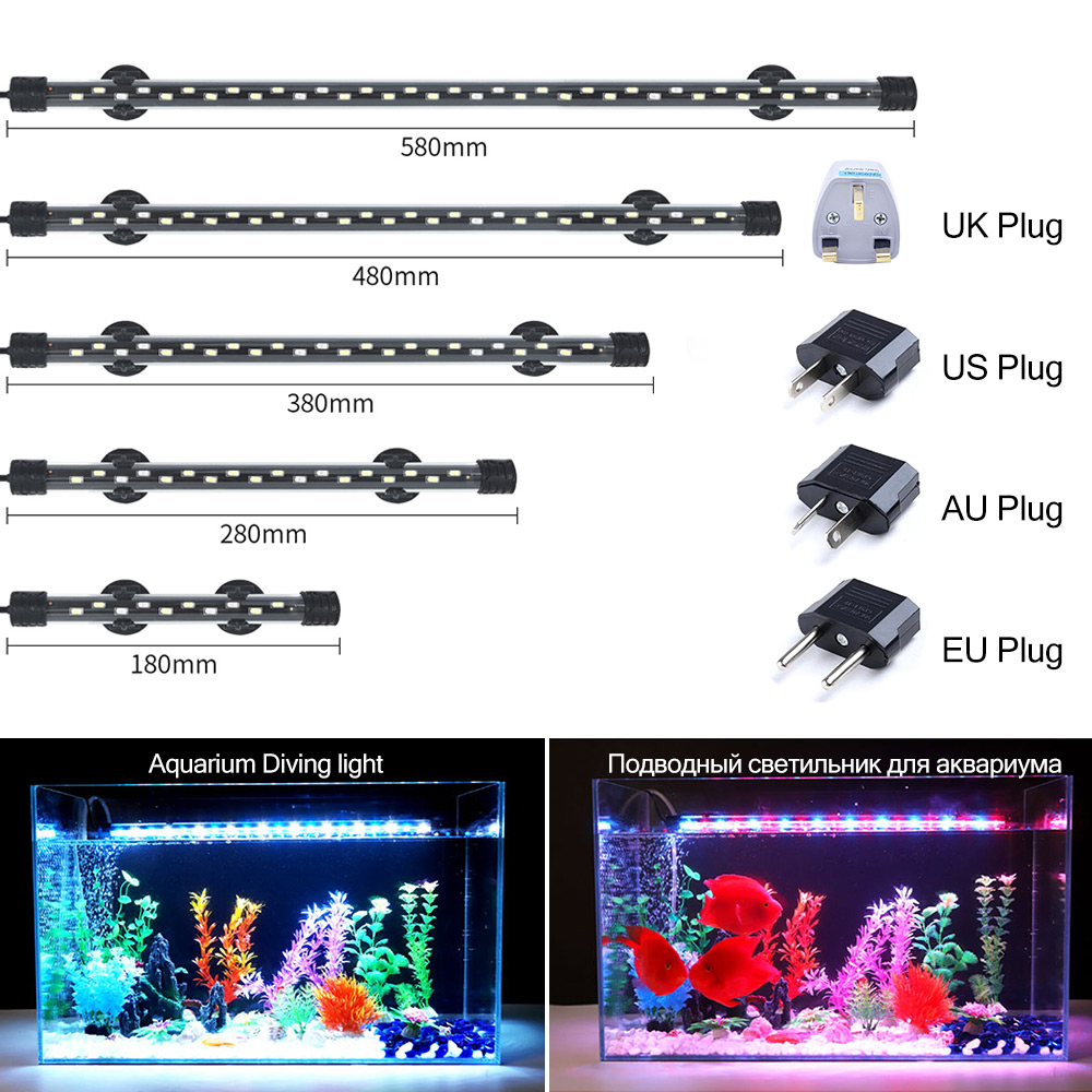90-260 فولت حوض السمك ضوء LED  - مراجعة Aquarium Plant Light وسعره