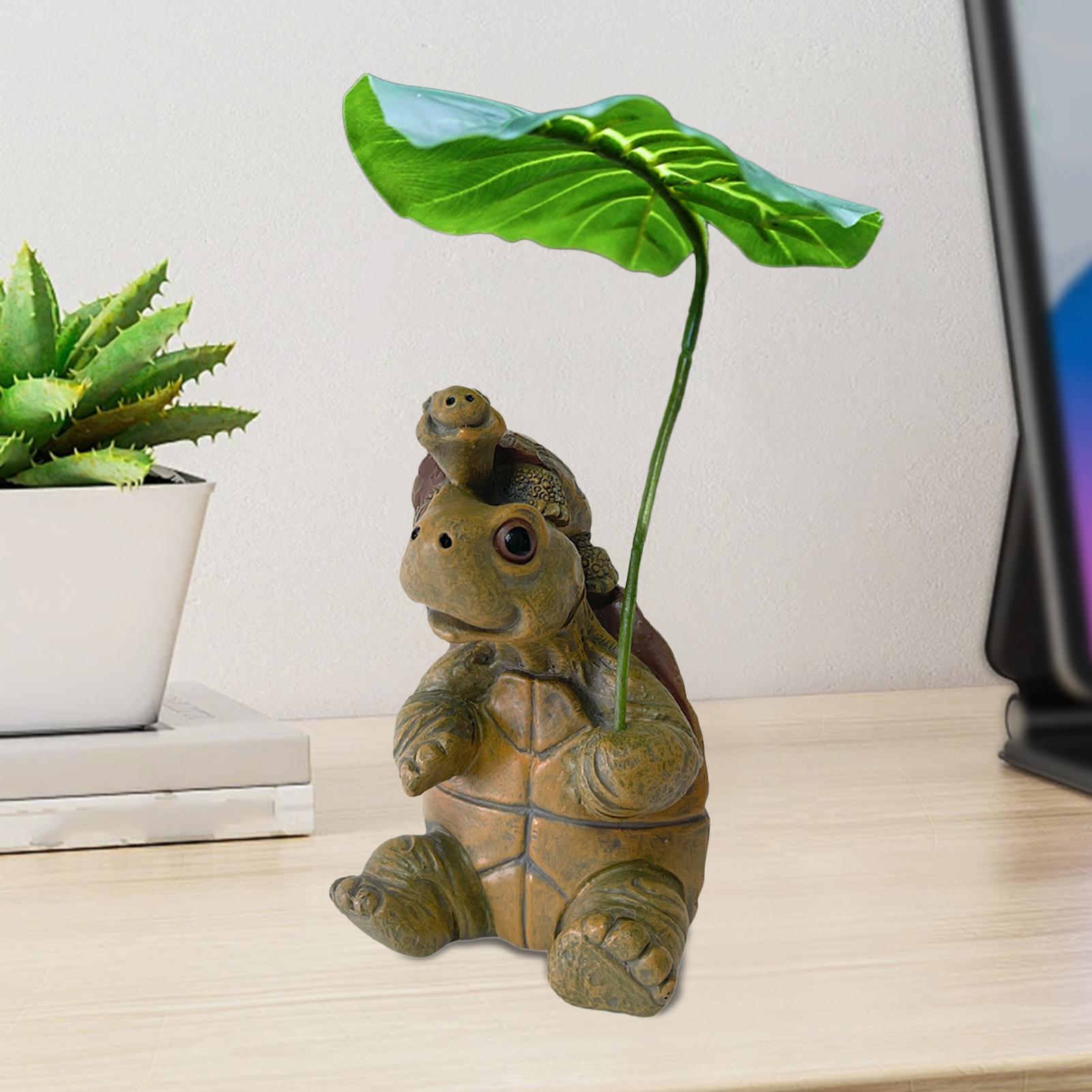 تمثال سلحفاة بحرية من الراتنج  - مراجعة Plant Aquarium Pot وسعره