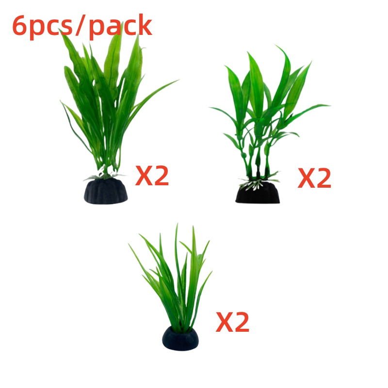 6 قطع من نباتات حوض السمك، ديك - مراجعة Aquarium Plants Live وسعره